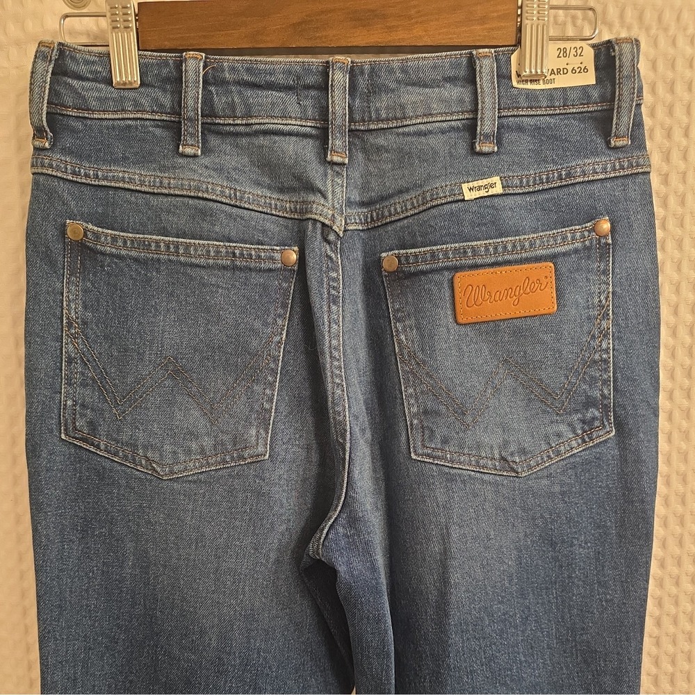 NEW Wrangler Westward 626 High Rise Boot Jeans Women 28/32 Denim